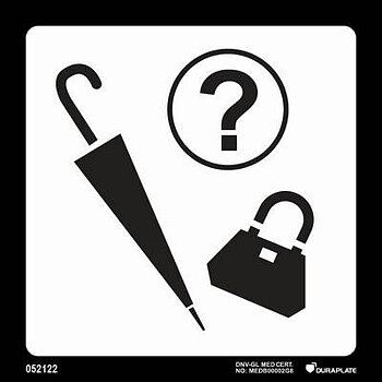 Marine Terminal & Airport Signs (ICAO 9363) "Lost and found" - IMPA 33.2428