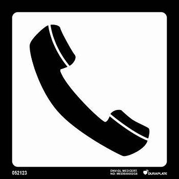 Marine Terminal & Airport Signs (ICAO 9363) "Telephones" - IMPA 33.2429