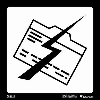 Marine Terminal & Airport Signs (ICAO 9363) "Cables and faxes" - IMPA 33.2430