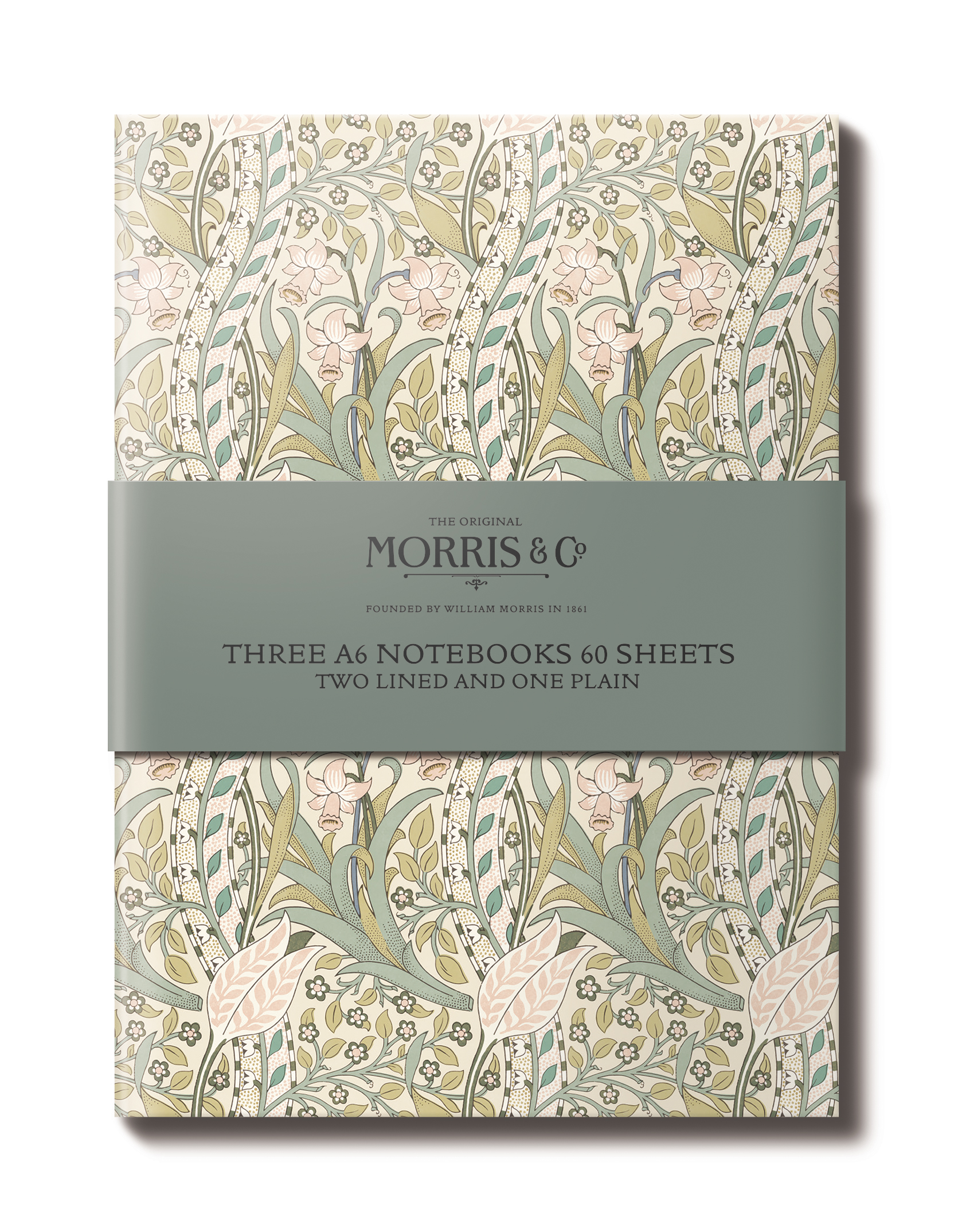 A6 Notebook set, William Morris