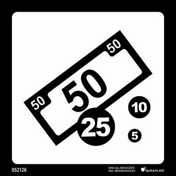 Marine Terminal & Airport Signs (ICAO 9363) "Bank facility" - IMPA 33.2432