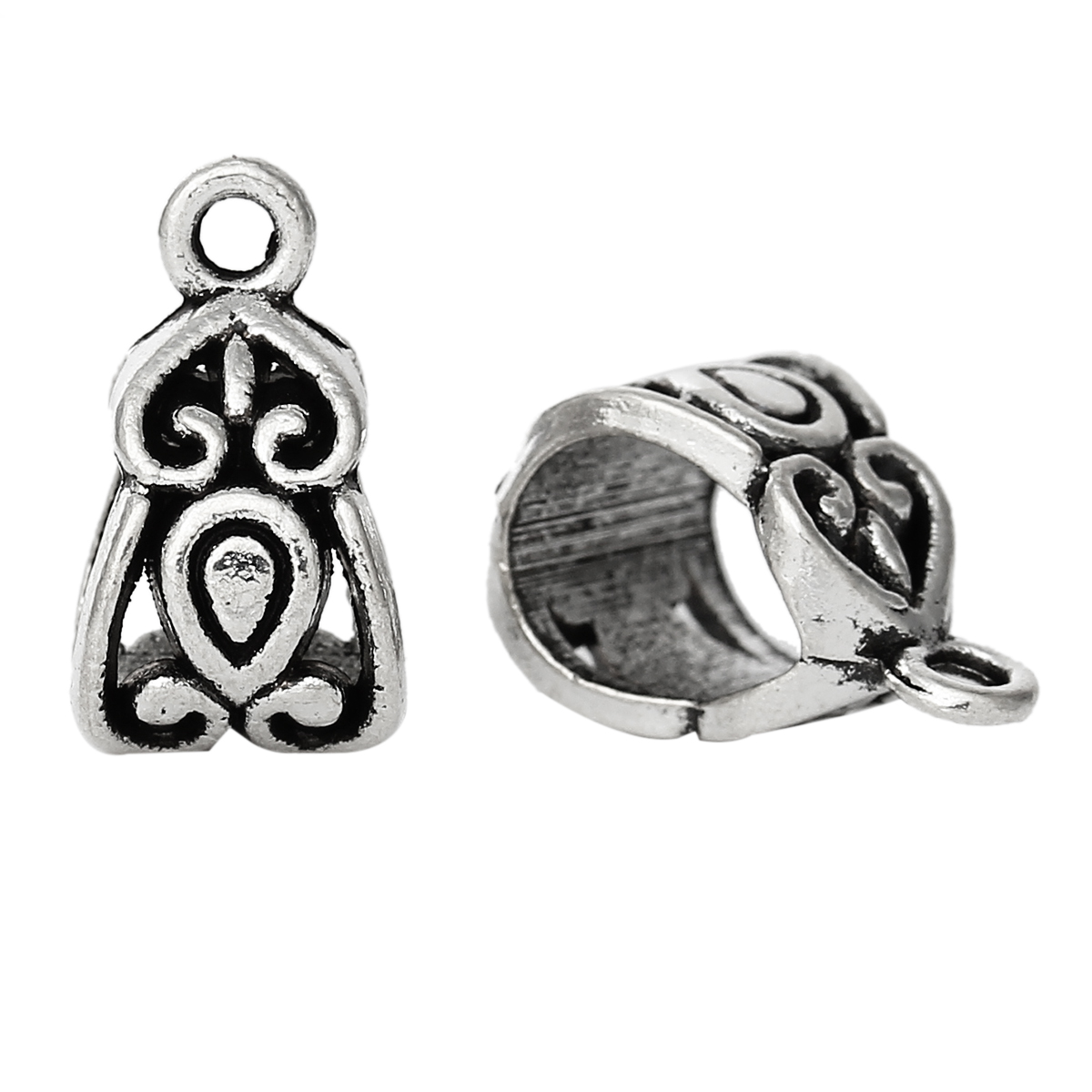 Connector / Bail, Triangle ornament