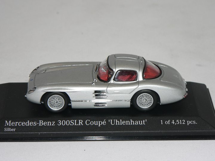 Mercedes Benz 300SLR Coupé "Uhlenhaut" -1955 (1 of 4512 pcs)  1:43  Minichamps