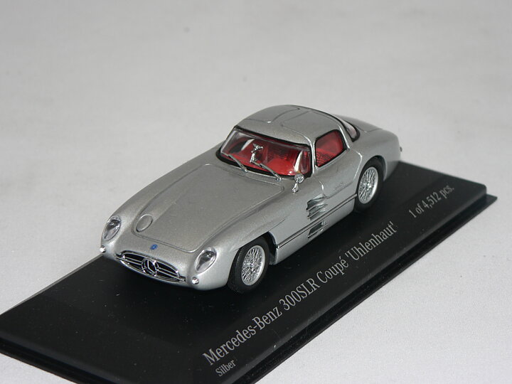 Mercedes Benz 300SLR Coupé "Uhlenhaut" -1955 (1 of 4512 pcs)  1:43  Minichamps