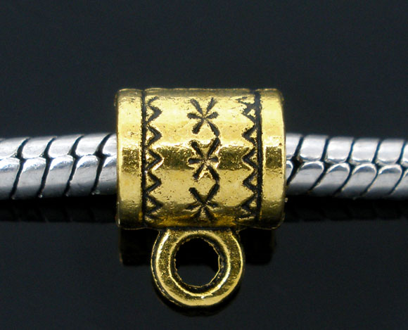 Connector / bail  Gold pattern