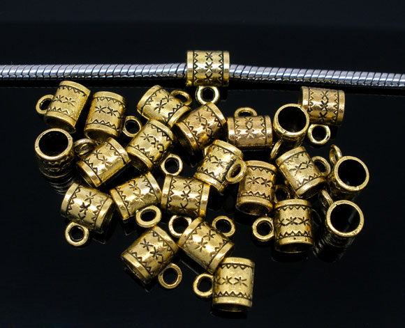 Connector / bail  Gold pattern - 2
