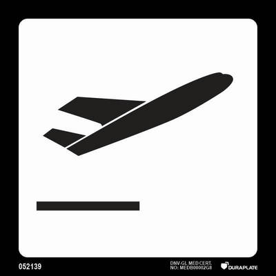 Marine Terminal & Airport Signs (ICAO 9363) "Air departures" - IMPA 33.2438