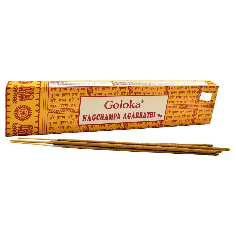 Goloka Nagchampa rökelse (16 Stickor)