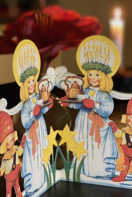 Pappersrader Lucia - Gammaldags Julpynt - 69x16,5 cm