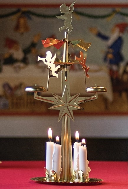 Änglaspel - Ljusstake - Guld - Original - 4