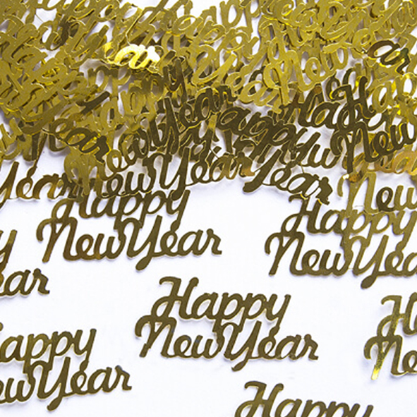 Konfetti "Happy New Year" | Guld