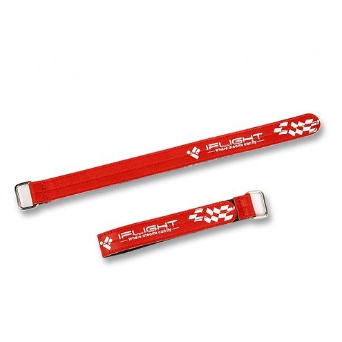 iFlight Battery Strap 20x250 mm, Röd, 1 st