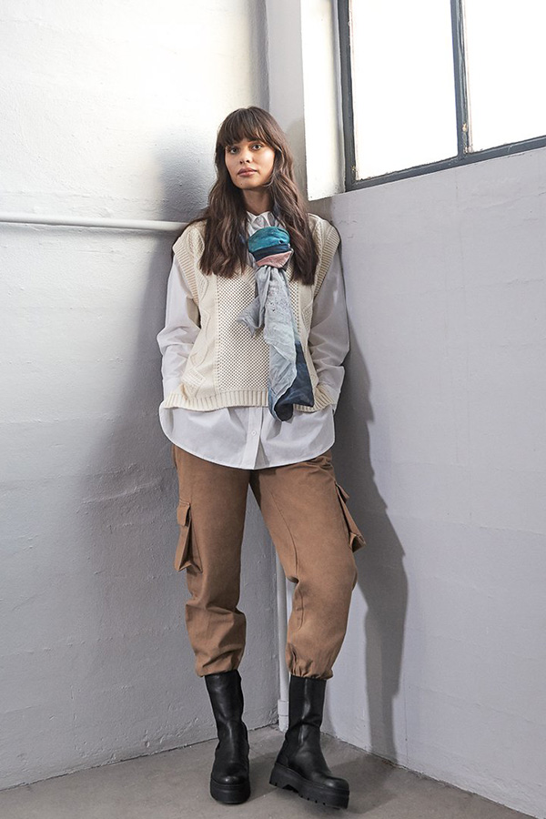 Tif Tiffy - Poppy Vest Offwhite - 2