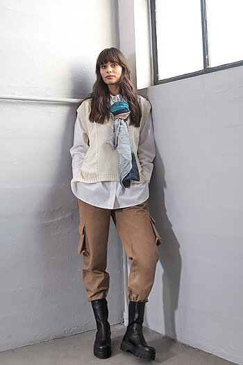 Tif Tiffy - Poppy Vest Offwhite