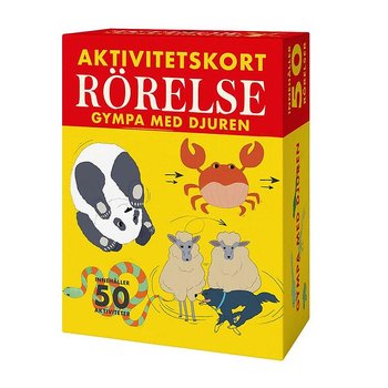 Aktivitetskort Rörelse - gympa med djuren - Leklyckan