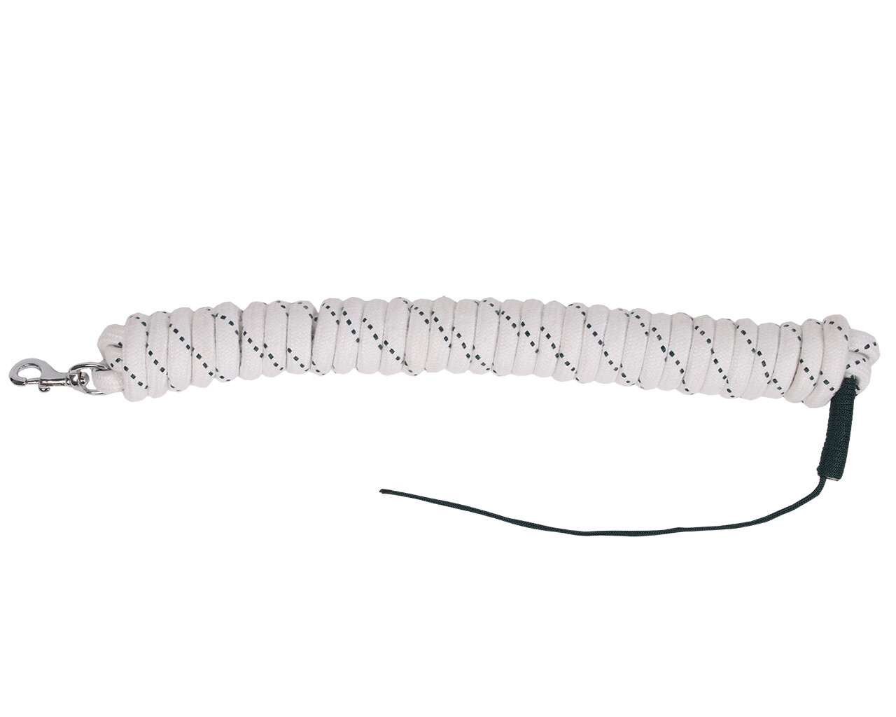 Horsemanship rope  QHP 6.8 m (12 mm, slightly thinner rope), white