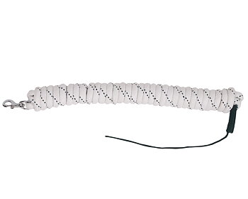 Horsemanship rope  QHP 6.8 m (12 mm, slightly thinner rope), white
