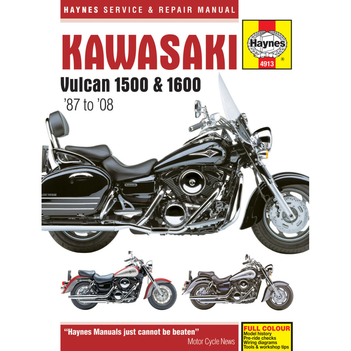 Reparationshandbok HAYNES 	KAWASAKI VULCAN 1500/1600