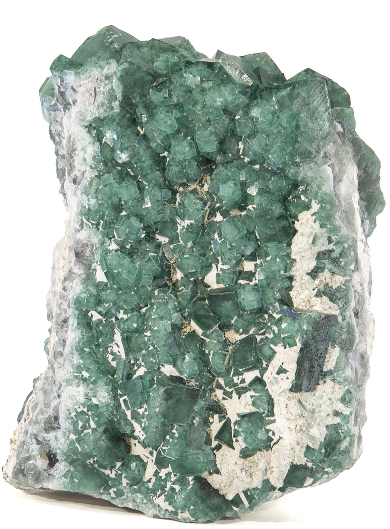 Kubisk Grön Fluorit Kluster 
