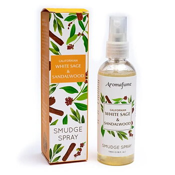 smudge spray white sage sandalwood aromafume