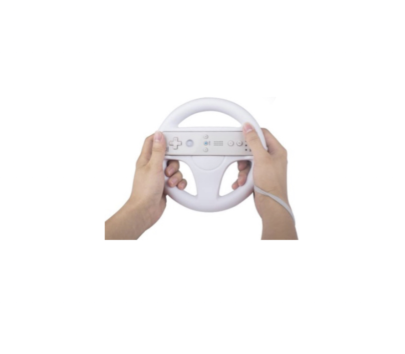 Wii Wheel original vit - 2