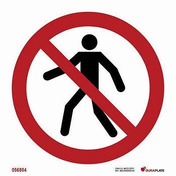 Prohibition sign (PSS) "No access" - IMPA 33.8503