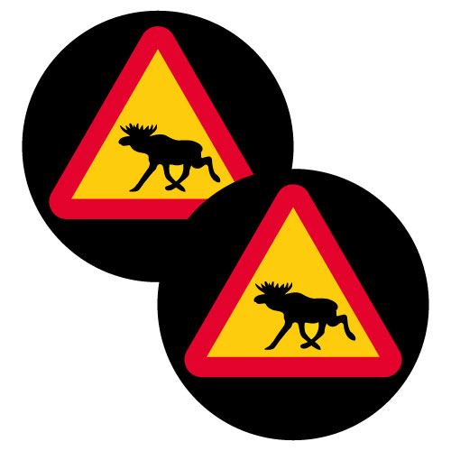 Coasters warning sign - 2