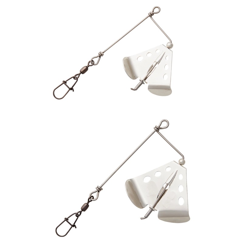 Give your bait a more vibrant and lively action with a Buzzer Bait Arm. Rotates instantly on contact with water