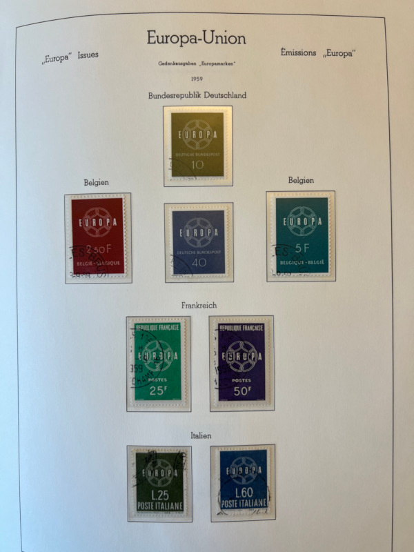 Samling Europa CEPT 1956-1990 - 8