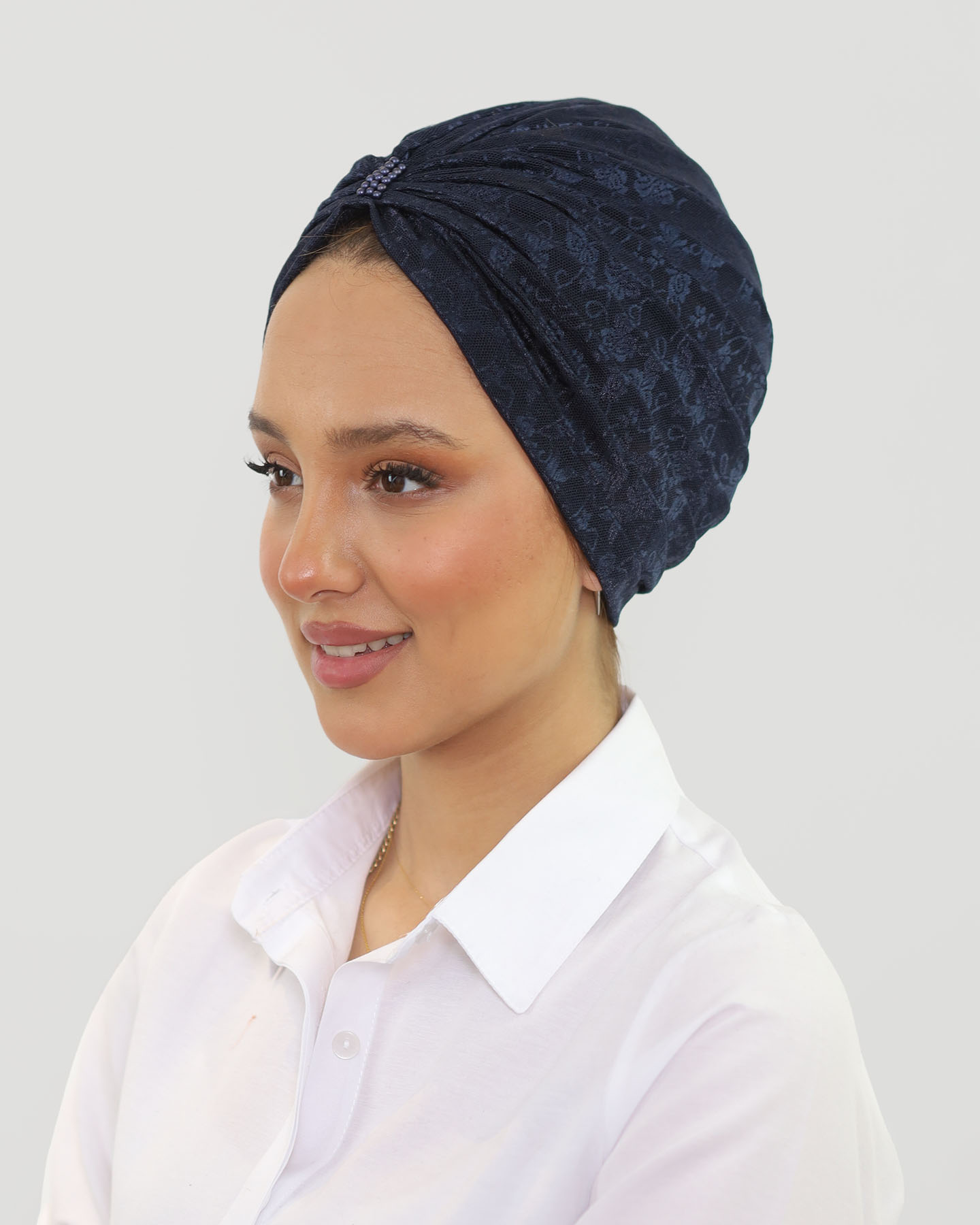 Turban - Lusia - Midnight Blue - 2