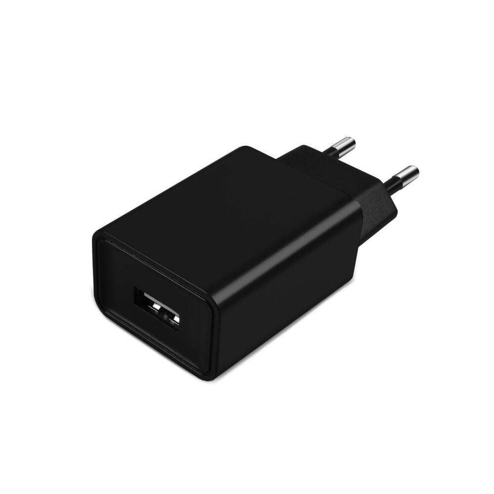 SiGN Väggladdare för iPhone, iPad, Android 1xUSB-A, 2.4A - Svart - 2