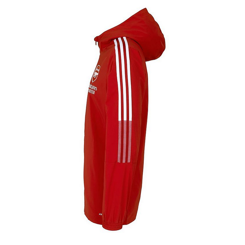 2021/2022 ARSENAL ADIDAS PRESENTATION JACKET - RÖD - 2