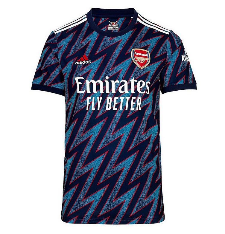 2021/2022 ARSENAL ADIDAS TREDJETRÖJA KORTÄRMAD - JUNIOR