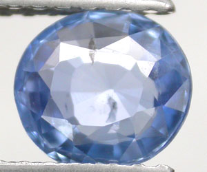 Zafiro azul natural sin tratar extremadamente raro de 0,96 ct