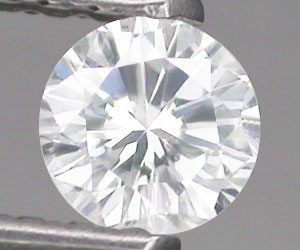 Diamante blanco natural auténtico VVS2 G de 0,05 ct y 2,4 mm - 3
