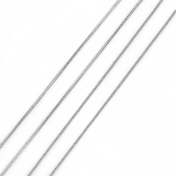 Kedja, ormlänk 1,2mm, 1meter
