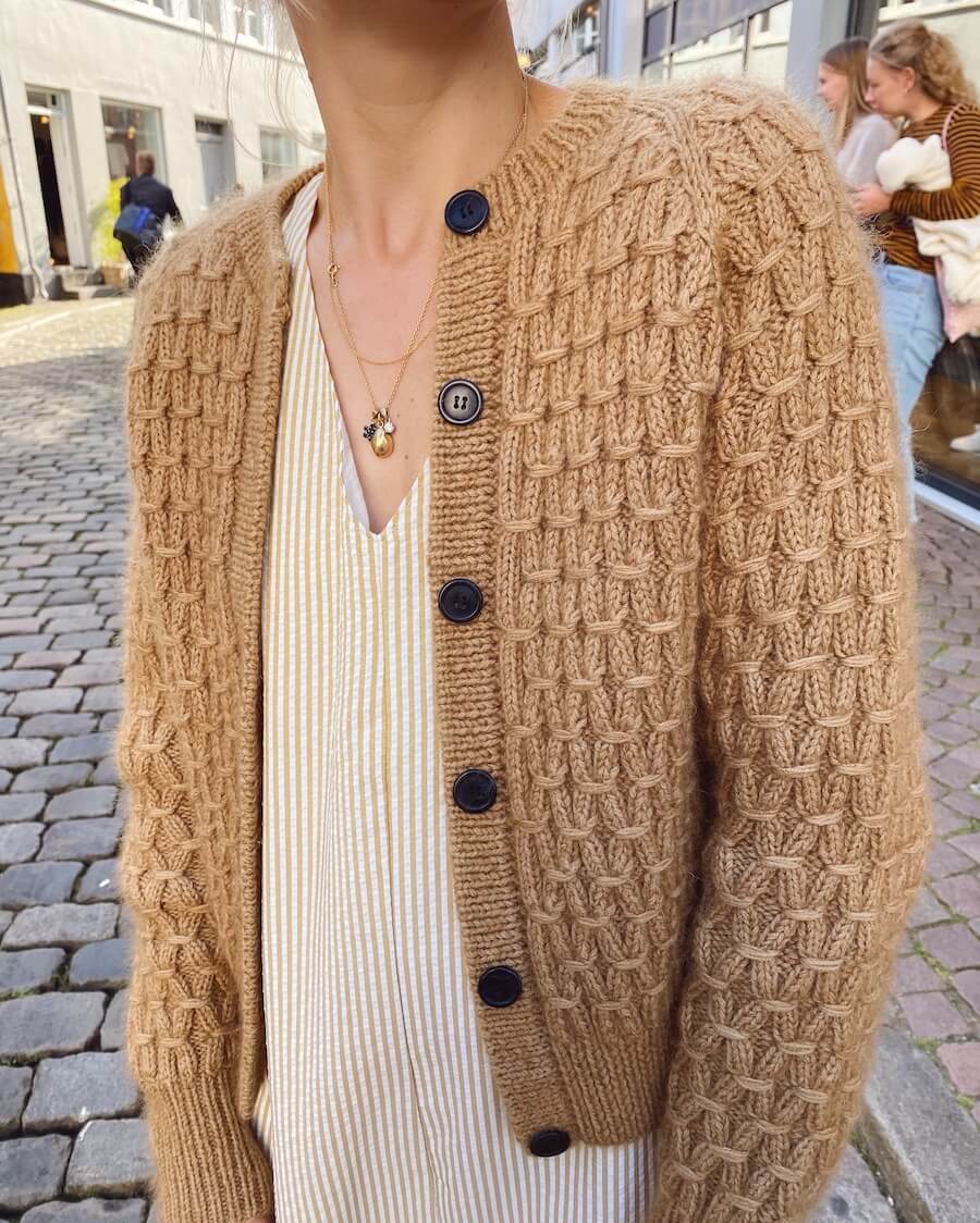 Jenny jacket cardigan  petite knit knitting pattern  - 2