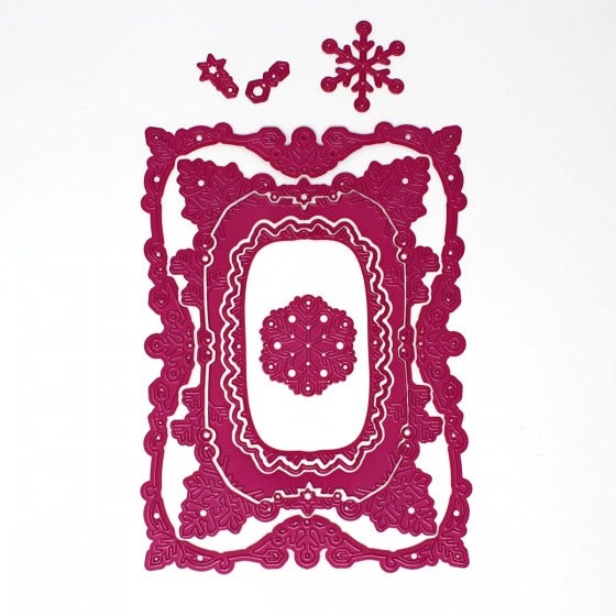 Heartfelt - Holiday Snowflake Frame die - 3