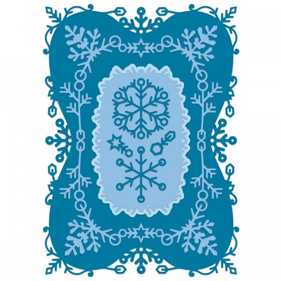 Heartfelt - Holiday Snowflake Frame die - 2