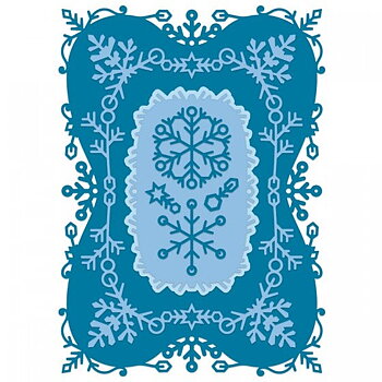 Heartfelt - Holiday Snowflake Frame die