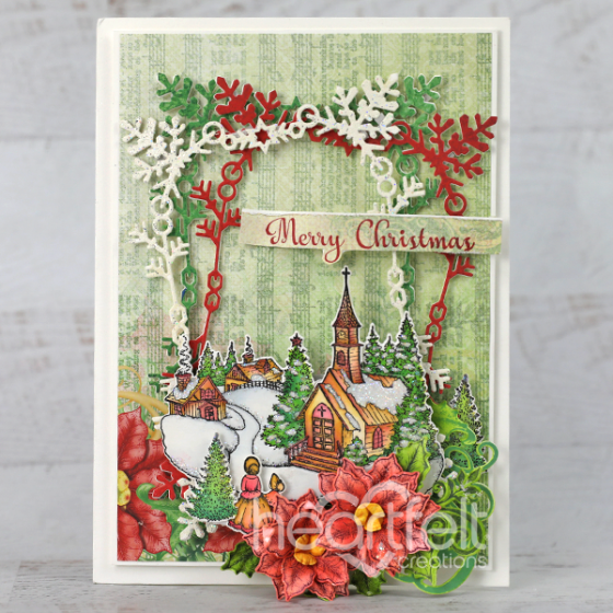 Heartfelt - Holiday Snowflake Frame die - 4