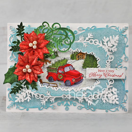 Heartfelt - Holiday Snowflake Frame die - 5