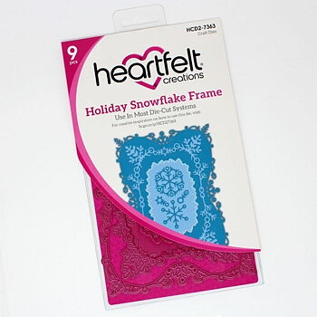 Heartfelt - Holiday Snowflake Frame die