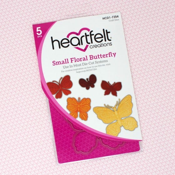 Heartfelt - Small Floral Butterfly - Dies