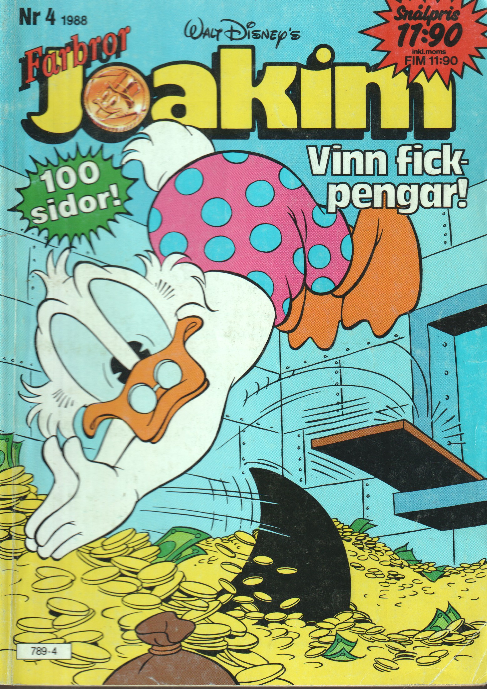Farbror Joakim nr 4 1988 Begagnad A2