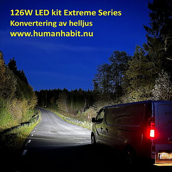 2022 LED konvertering Extreme Series 2x8000 16000 lumen 9-32V