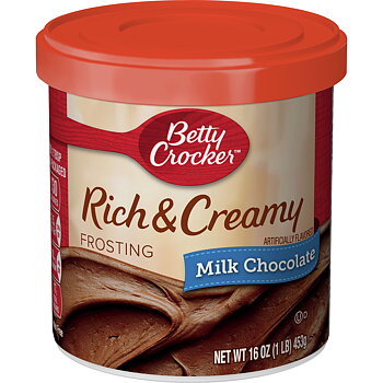 Betty Crocker milk chocolate frosting