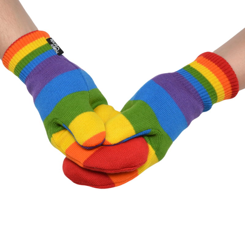 Pride Handschuhe aus Wolle  - 10
