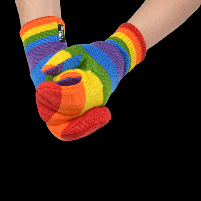 Pride Handschuhe aus Wolle  - 11