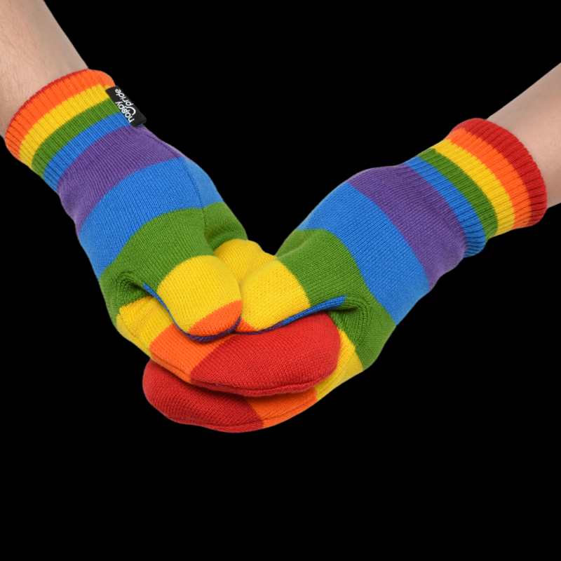 Pride Handschuhe aus Wolle  - 13
